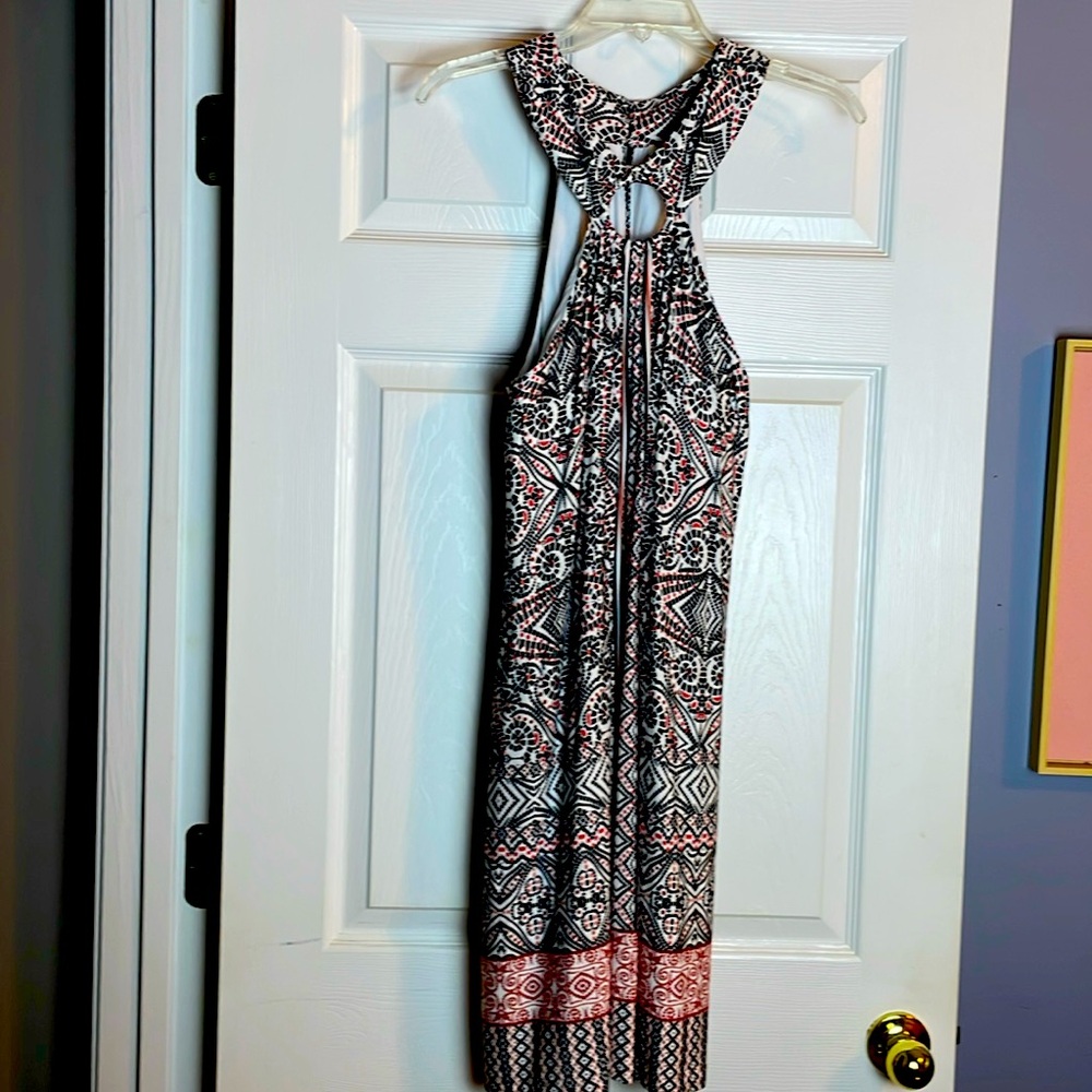 Soma Patterned Midi Dress